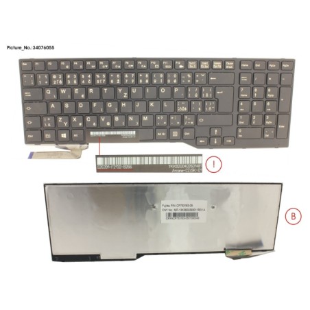 34076055 - KEYBOARD CZECH.SLOVAKIA (BLACK)