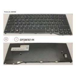 34067948 - KEYBOARD BLACK W.O TS BELGIUM