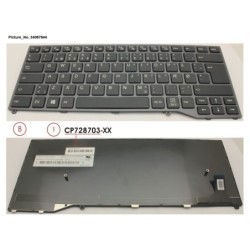 34067944 - KEYBOARD BLACK W.O TS DENMARK