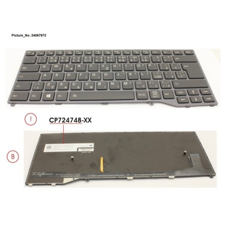 34067972 - KEYBOARD BLACK W. BL CZECH.SLOVAKIA