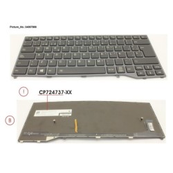 34067966 - KEYBOARD BLACK W. BL SPAIN