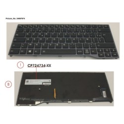 34067974 - KEYBOARD BLACK W. BL FRANCE