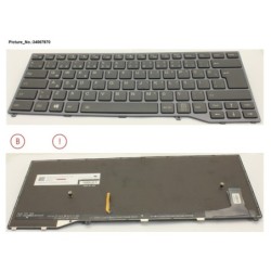 34067970 - KEYBOARD BLACK W. BL TURKEY