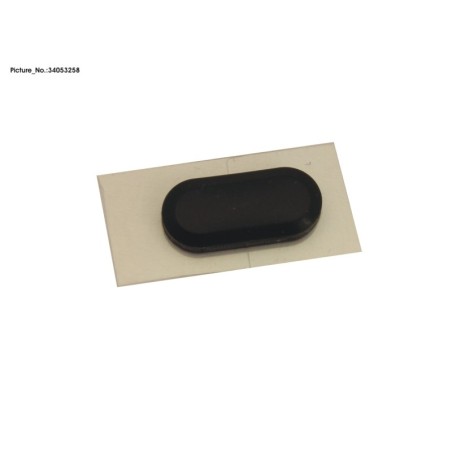 34053258 - RUBBER FOOT. OVAL