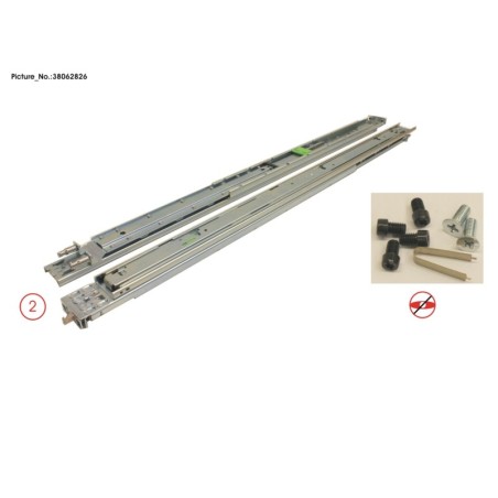 38062826 - RACK MOUNT KIT F1 CMA QRL LV