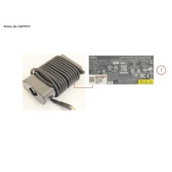 34079972 - AC-ADAPTER 19V 65W (3PIN. TYPE-C) UKCA