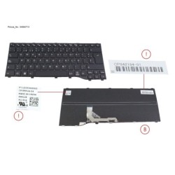 34084713 - KEYBOARD BLACK SPAIN WIN11 (NEW_FN)
