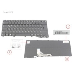 34084719 - KEYBOARD BLACK TURKEY WIN11 (NEW_FN)