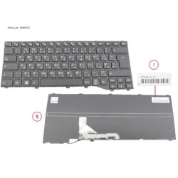 34084722 - KEYBOARD BLACK ARABIC.UK WIN11 (NEW_FN)