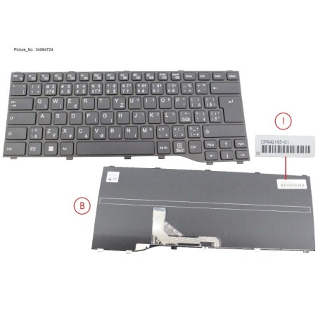 34084724 - KEYBOARD BLACK CZ.SLV.US WIN11 (NEW_FN)