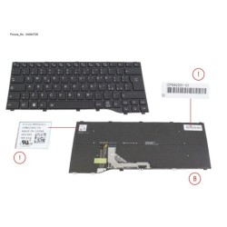 34084729 - KEYBOARD BLACK W. BL ITALY (NEW_FN)