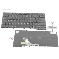 34084732 - KEYBOARD BLACK W. BL PORTUGAL (NEW_FN)
