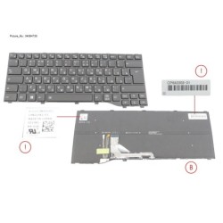 34084735 - KEYBOARD BLACK W. BL RUSSIA.US (NEW_FN)
