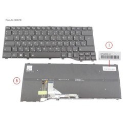 34084736 - KEYBOARD BLACK W. BL HUNGARY (NEW_FN)