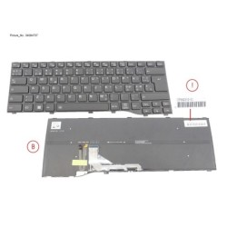 34084737 - KEYBOARD BLACK W. BL NORDIC (NEW_FN)