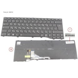 34084742 - KEYBOARD BLACK W. BL HEBREW (NEW_FN)
