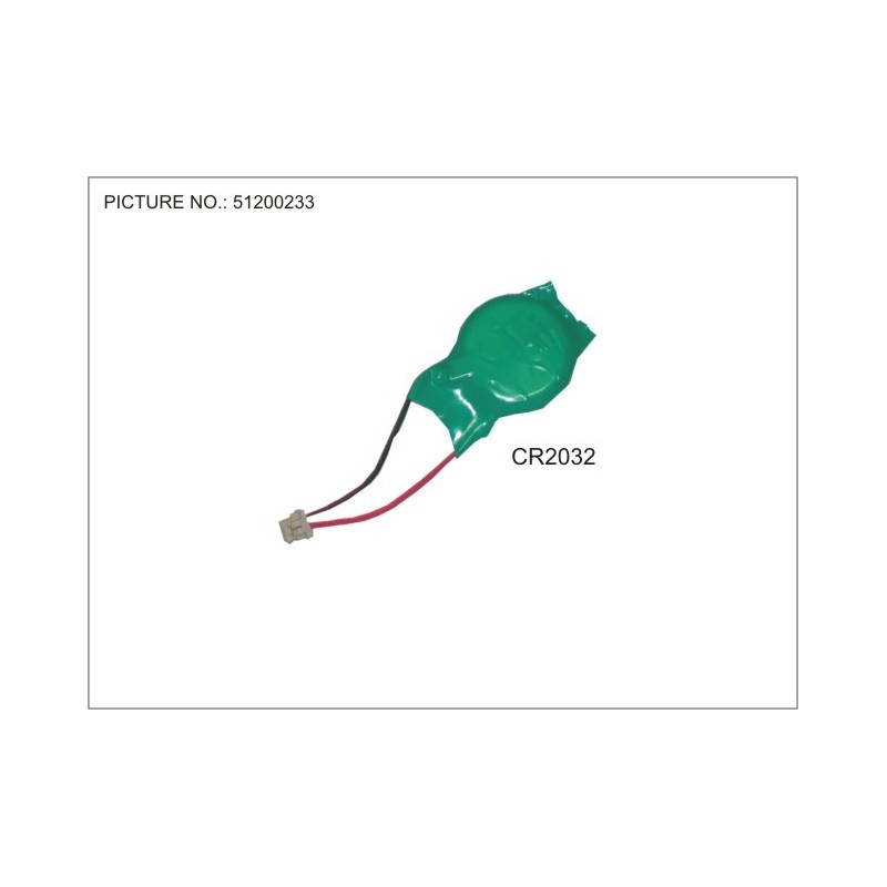 34036270 - -BT- LITHIUM BATTERY (CR2032) W. CABLE