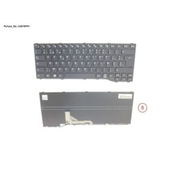34078991 - KEYBOARD BLACK BELGIUM WIN10