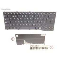 34078988 - KEYBOARD BLACK SPAIN WIN10