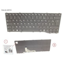 34079194 - KEYBOARD BLACK FRANCE WIN10