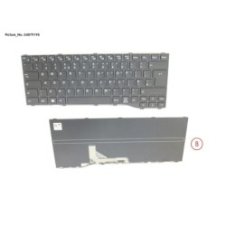 34079195 - KEYBOARD BLACK UK WIN10