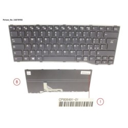 34078985 - KEYBOARD BLACK ITALY WIN10