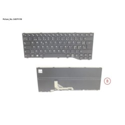34079198 - KEYBOARD BLACK NORDIC WIN10
