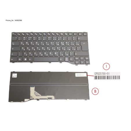 34082388 - KEYBOARD BLACK RUSSIA.US WIN11