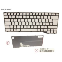 34079002 - KEYBOARD WHITE GERMAN WIN10