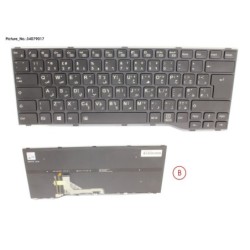 34079017 - KEYBOARD BLACK W. BL ARABIC.UK