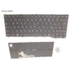 34079018 - KEYBOARD BLACK W. BL CZECH.SLOVAK.US