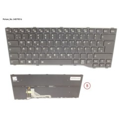 34079016 - KEYBOARD BLACK W. BL EASTERN EUROPE