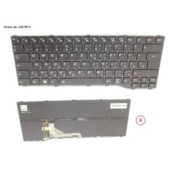 34079013 - KEYBOARD BLACK W. BL HUNGARY
