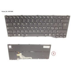 34079005 - KEYBOARD BLACK W. BL ITALY