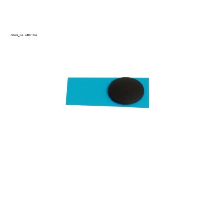 34081650 - RUBBER FOOT. ROUND