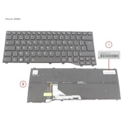 34084802 - KEYBOARD BLACK W. BL BEL. WIN11 (NEW_FN)
