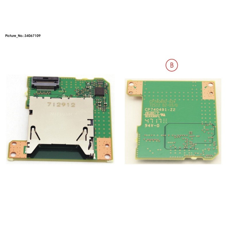 34067109 - SUB BOARD. SD CARD READER