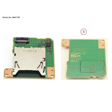 34067109 - SUB BOARD. SD CARD READER