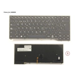 34068006 - KEYBOARD BLACK W. TS SPAIN