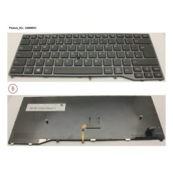34068021 - KEYBOARD BLACK W. TS UK