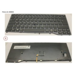 34068022 - KEYBOARD BLACK W. TS SCHWEDEN.FINLAND