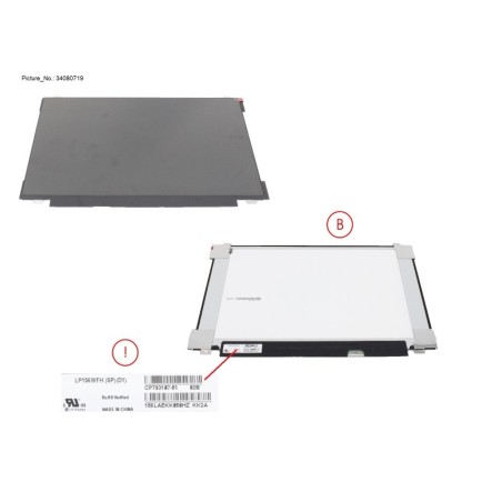 34080719 - LCD PANEL LGD AG. LP156WFH-SPD1(EDP.FHD)