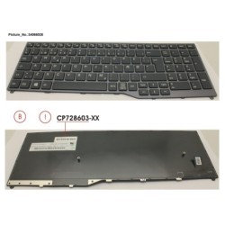 34068028 - KEYBOARD 10KEY BLACK W.O TS DENMARK