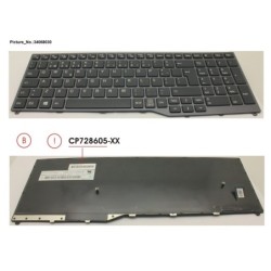 34068030 - KEYBOARD 10KEY BLACK W.O TS PORTUGAL