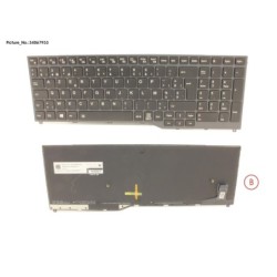 34067933 - KEYBOARD 10KEY BLACK W. BL BELGIUM