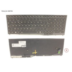 34067926 - KEYBOARD 10KEY BLACK W. BL FRANCE