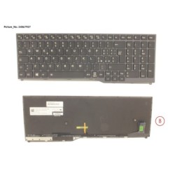 34067927 - KEYBOARD 10KEY BLACK W. BL ITALY