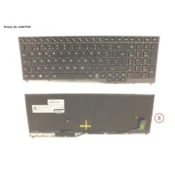 34067930 - KEYBOARD 10KEY BLACK W. BL PORTUGAL
