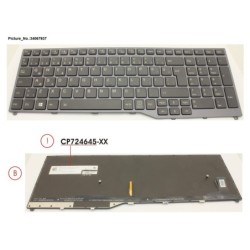 34067937 - KEYBOARD 10KEY BLACK W. BL TURKEY