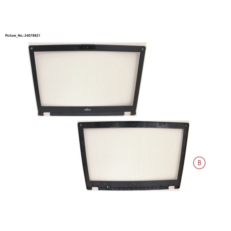 34078821 - LCD FRONT COVER FHD (W. RGB CAM)